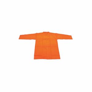 CONDOR 32KF74 Disposable Lab Coat, Mandarin Collar, Open Cuff, Polypropylene, Orange, L, Condor, 30 PK | CR2DCA