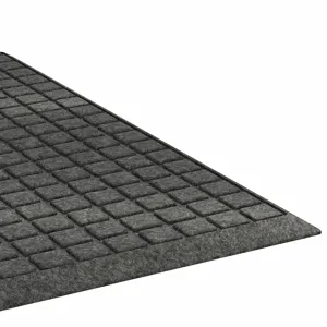 CONDOR 36VK01 Carpeted Entrance Mat Black 4 Feet x 6 Feet | AH7KTW