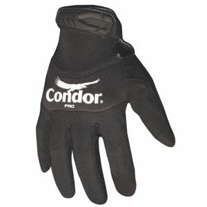 CONDOR 42KZ78 Mechanics Gloves, Size 2XL, Mechanics Glove, Full Finger, Synthetic Leather, Neoprene | CR2DFH
