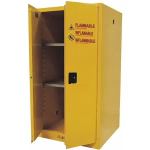 CONDOR 42X502 Flammable Cabinet, 60 Gallon, 65 x 34 x 34 Inch Size, Manual Door Type | CD3QLJ