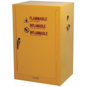 CONDOR 42X503 Flammable Cabinet, 12 Gallon Capacity, 35 x 23 x 18 Inch Size, Manual Door Type | CD3QQQ