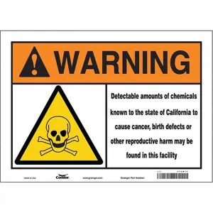 CONDOR 475W13 Safety Sign, 10 x 14 Inch | CD2JTB