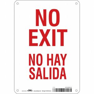 CONDOR 480H52 Safety Sign, 10 Inch Width, 14 Inch Height, Double Sided, Adhesive Surface | CE9LDU