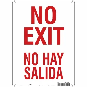 CONDOR 480H41 Safety Sign, 10 Inch Width, 14 Inch Height, Double Sided, With Mounting Holes | CE9LDD