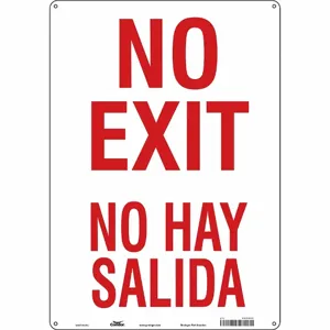 CONDOR 480H42 Safety Sign, 14 Inch Width, 20 Inch Height, Double Sided, With Mounting Holes | CE9LBL