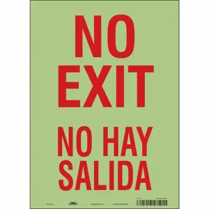 CONDOR 480H45 Safety Sign, 10 Inch Width, 14 Inch Height, Double Sided, Adhesive Surface | CE9LDT