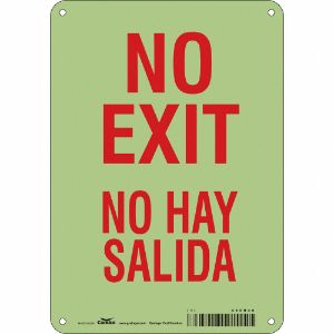CONDOR 480H46 Safety Sign, 7 Inch Width, 10 Inch Height, Double Sided, With Mounting Holes | CE9LAT
