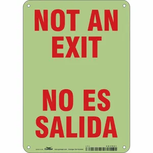 CONDOR 480H81 Safety Sign, 7 Inch Width, 10 Inch Height, Double Sided, With Mounting Holes | CE9LAV