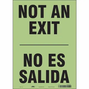 CONDOR 480H98 Safety Sign, 10 Inch Width, 14 Inch Height, Double Sided, Adhesive Surface | CE9LDW