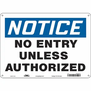 CONDOR 480N67 Safety Sign, 14 Inch Width, 10 Inch Height, Double Sided, With Mounting Holes | CE9LBW