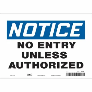 CONDOR 480N71 Safety Sign, 10 Inch Width, 7 Inch Height, Double Sided, Adhesive Surface, Vinyl | CE9LDA