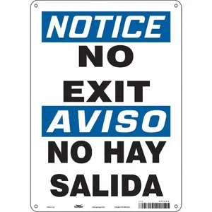 CONDOR 480N94 Safety Sign, 10 Inch Width, 14 Inch Height, Double Sided, With Mounting Holes | CE9LDN