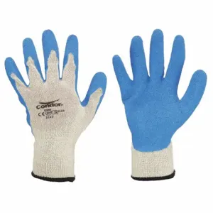 CONDOR 484T57 Coated Glove, 2XL, Latex, Knit Cuff, 1 Pair | CR2CJV