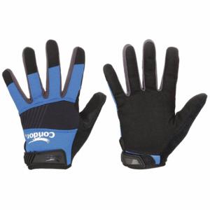 CONDOR 488C15 Mechanics Gloves, Size M, Mechanics Glove, Full Finger, Synthetic Leather, Neoprene, 1 PR | CR2DHG