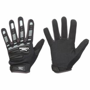 CONDOR 488C50 Mechanics Gloves, Size M, Mechanics Glove, Full Finger, Cotton, Hook-and-Loop Cuff, 1 Pair | CR2DGX
