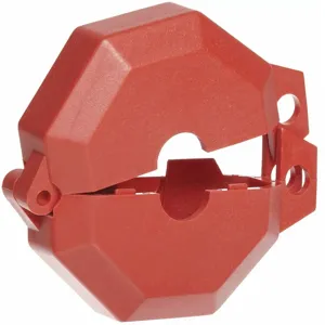 CONDOR 48KV21 Gate Valve Lockout, Plastic, Red | CD2KZV