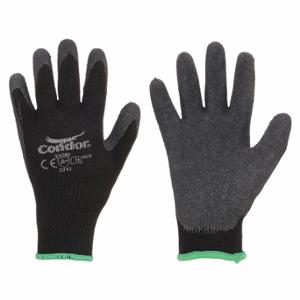 CONDOR 48UP50 Beschichteter Handschuh, 2XL, Latex, Strickbündchen, 1 Paar | CR2CJU