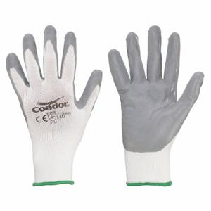 CONDOR 48UP72 Beschichteter Handschuh, M, Schaumstoff, Nitril, Nylon, 1 Paar | CR2CLK