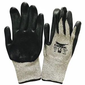 CONDOR 48UR06 Coated Glove, 2XL, Nitrile, HPPE, Pr, 1 Pair | CR2CDJ