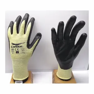 CONDOR 48UR33 Coated Glove, M, Nitrile, Kevlar, 1 Pair | CR2CEJ