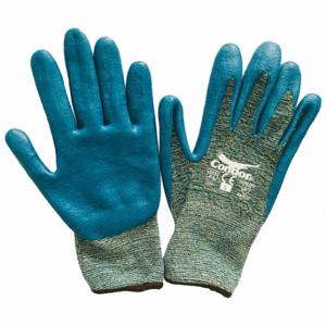 CONDOR 48UR37 Coated Glove, S, Nitrile, Kevlar, 1 Pair | CR2CEY