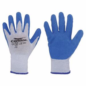CONDOR 48UR53 Beschichteter Handschuh, M, Latex, 1 Paar | CR2CLL