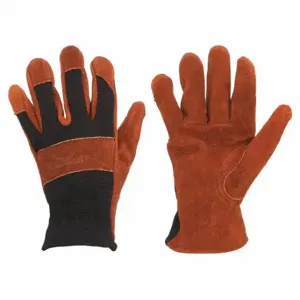 CONDOR 48WU50 Leather Gloves, Size M, Wing Thumb, Polyester, 48WU50, 1 Pair | CR2CXB