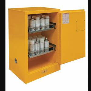 CONDOR 491M59 Fla mmables Safety Cabinet, Aerosols, 12 gal, 24 Aerosol Capacity | CR2BHG