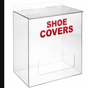 CONDOR 4GMT5 Shoe/Boot Cover Dispenser, Petg Plastic, Clear | CR2BFK