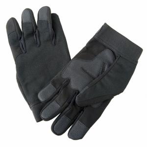 CONDOR 4HDK8 Mechaniker-Handschuhe, Kunstleder, Schwarz, Kunstleder, TPR-Gel-Pad, EN388, EN420 | CR2BDD