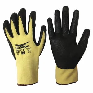 CONDOR 4TXK4 Cut Resistant Gloves Yellow With Black Xl Pr | AD9PJG