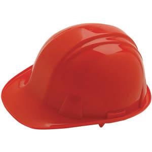 CONDOR 52LC85 Hard Hat, Front Brim, Red, 4 Pt. Pinlock Suspension, Size 6-1/2-8 | AX3MXH