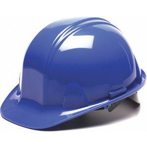 CONDOR 52LC90 Front Brim Hard Hat, 4 pt. Pinlock Suspension, Blue, Hat Size 6-1/2 to 8 | CD2HLY