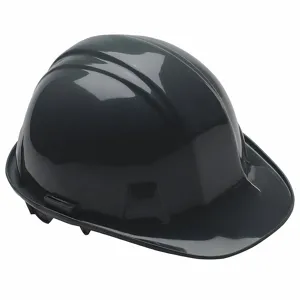 CONDOR 52LC93 Hard Hat, Front Brim Head Protection, ANSI Classification Type 1, Class E, Black | CR2BRV