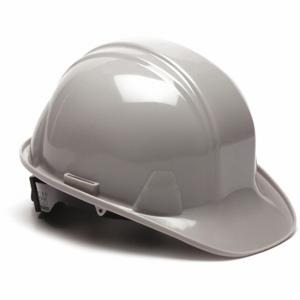 CONDOR 52LC94 Hard Hat, Front Brim Head Protection, ANSI Classification Type 1, Class E, Gray | CR2BTL