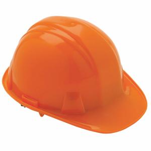 CONDOR 52LC99 Hard Hat, Front Brim Head Protection, ANSI Classification Type 1, Class E, Orange | CR2BRY