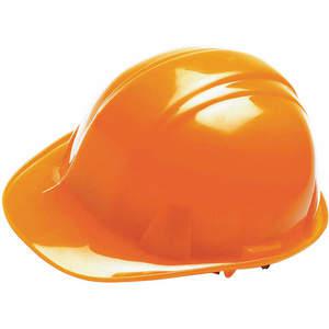 CONDOR 52LD01 Hard Hat, Front Brim, Orange, 4 Pt. Ratchet Suspension, Size 6-1/2-8 | AX3MXK