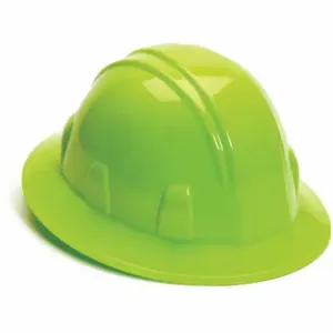 CONDOR 52LD10 Hard Hat, Full Brim Head Protection, ANSI Classification Type 1, Class E | CR2BRZ