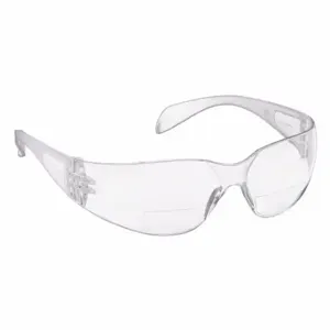 CONDOR 52RW69 Reading Glasses, Anti-Fog /Anti-Static /Anti-Scratch, No Foam Lining, Wraparound Frame | CR2DQZ