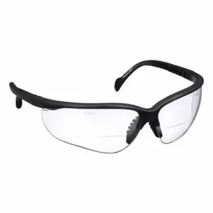 CONDOR 52RW76 Reading Glasses, Anti-Fog, No Foam Lining, Wraparound Frame | CR2DRB