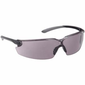 CONDOR 52WR03 Safety Glasses, Anti-Fog, No Foam Lining, Wraparound Frame, Frameless, Gray, Black, Unisex | CR2BET
