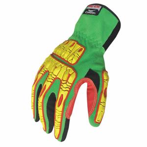 CONDOR 53GN06 Mechanics Gloves, Size L, Mechanics Glove, Full Finger, Kevlar, Slip-On Cuff, TPR, 1 Pair | CR2DGR