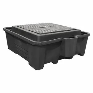 CONDOR 5469-BD-D-C Spill Containment Unit/Drain, 1 IBC, 73 x 80 1/2 Inch x 29 1/2 Inch Size | CR2CCY 45YX89