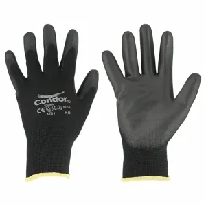 CONDOR 55NR52 Coated Glove, Palm and Fingers, XS, PR | CR2CNM