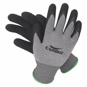 CONDOR 786EP8 Coated Glove, XS, Sandy, Nitrile, Nylon, 1 Pair | CR2CQE