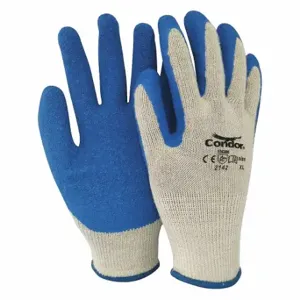 CONDOR 56HR06 Coated Glove, Cotton/Polyester, XL, PR | CR2CKT