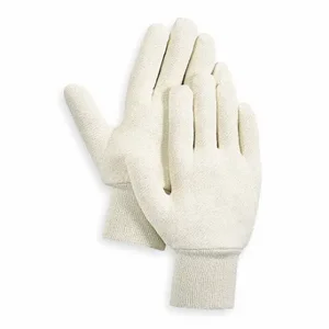 CONDOR 56HR48 Jersey Gloves, White, Size L | CR2CRB