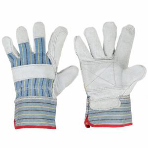 CONDOR 56JD24 Leather Gloves, Split/Double, Size XL | CR2CYR