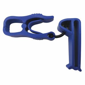 CONDOR 60NK49 Glove Holder Clip, Plastic, Plastic, 4 3/4 Inch Length, Condor, Blue | CR2BRM