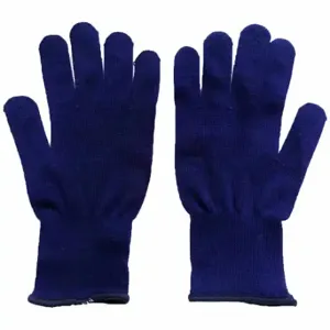 CONDOR 60NM35 Glove Liners, Insulating, Full Finger, Acrylic, 9 1/2 Inch Glove Length, Navy, Knit Cuff | CR2BRN